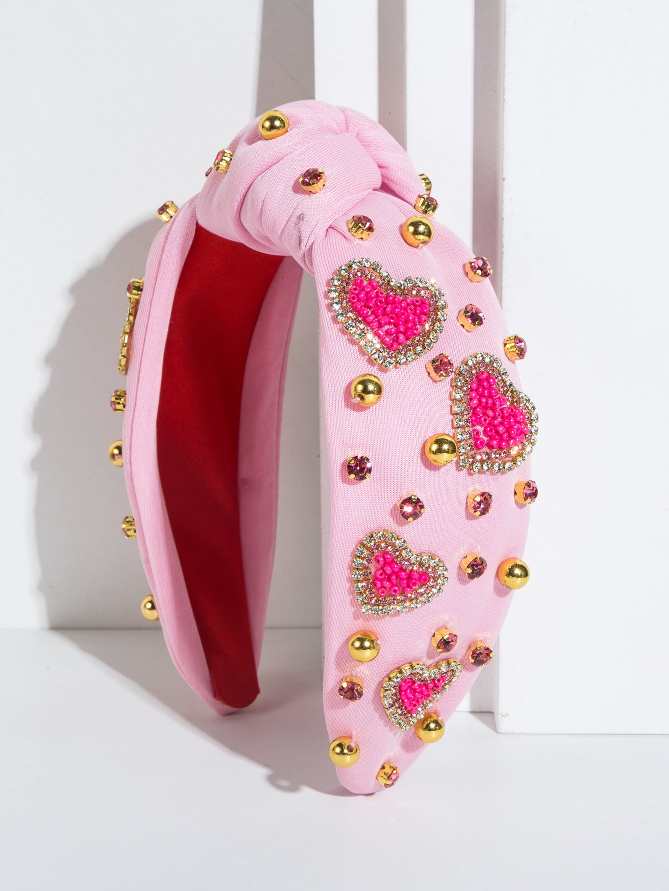 Wholesale High Quality Rhinestone Hand-sewn Football Pearl Headband